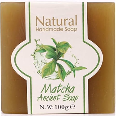 kastu Matcha Soap Bar for Face & Body,Moisturizing,Softer Skin,Natural Handmade,Hypoallergenic Beauty Bar Sensitive Skin With Gentle Cleanser,Men Women Cover