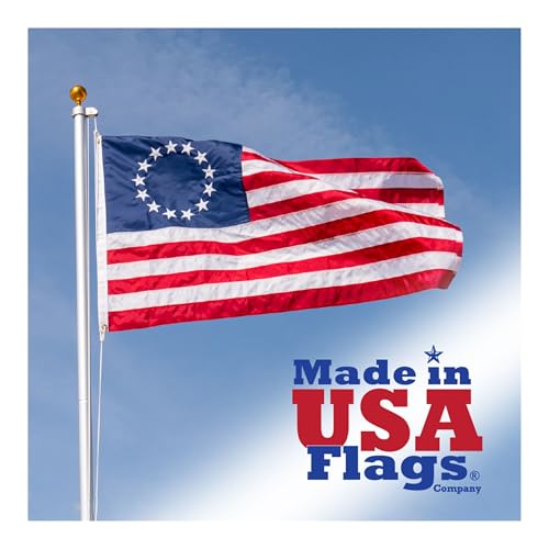 Betsy Ross Flag 3x5-13 Star 1776 American Flag Nylon Made in USA