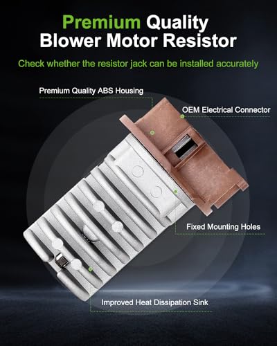 Image of SCITOO Rear HVAC Blower Motor Control Module Resistor Fit for Acura Mdx 2001-2006 /for Acura Mdx Touring 2001-2006 /for Honda Pilot 2003-2008 79330-S3V-A51 AC Heater Motor Blower Transistor Resistor