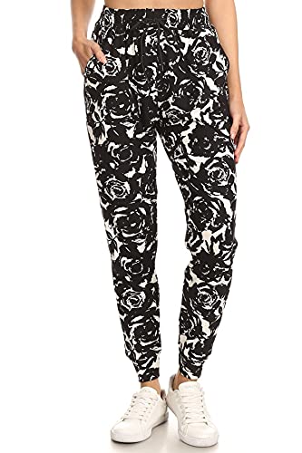 Image of Leggings Depot Premium Jogger Women's Popular Print High Waist Track Pants(S-XL)