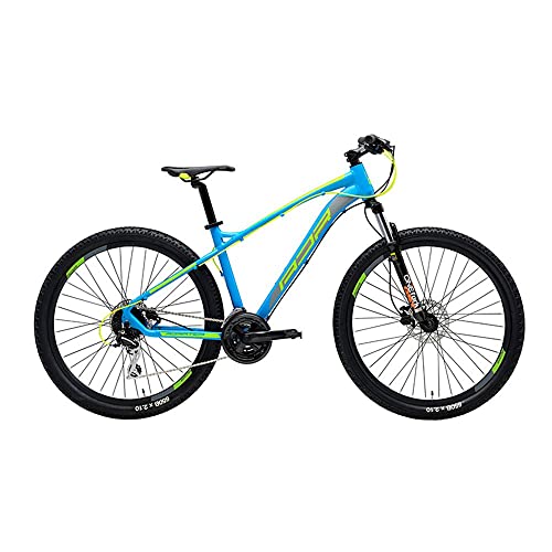  ADRIATICA BICI BICICLETTA MTB WING RS 27,5\'\' MISURA L SHIMANO ACERA 24V AZZURRO GIALLO