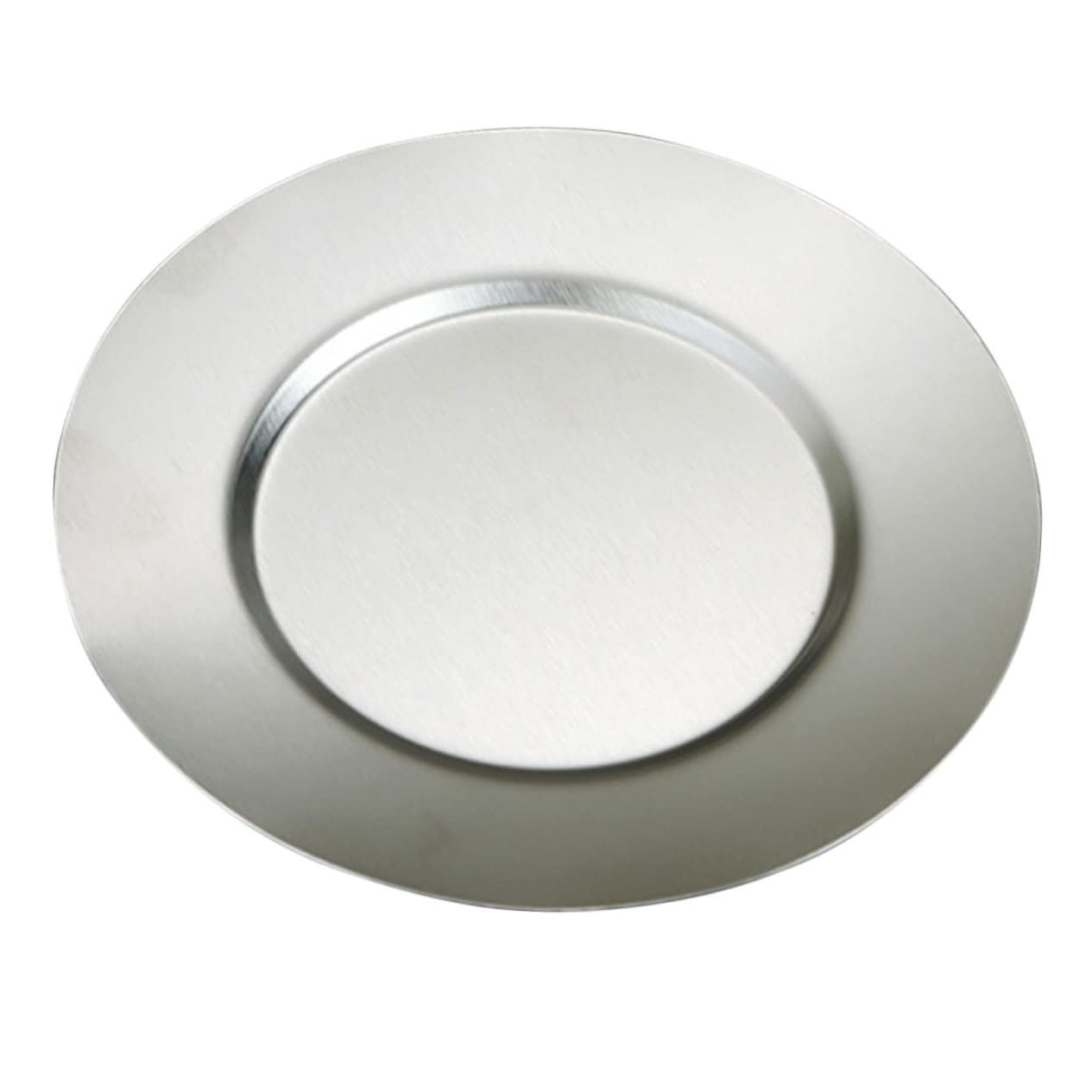 STOBAZA Stainless Steel Round Plate Serving Dish for Outdoor Dining Camping Bbq and Snacks Food Grade Metal Plate for Stylish Food Presentation