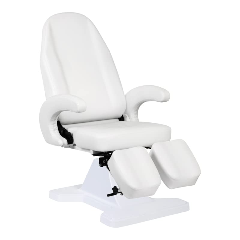 ACTIVESHOP Kosmetikstuhl Kosmetikliege Massageliege Behandlungsstuhl hydraulisch 112 Weiss