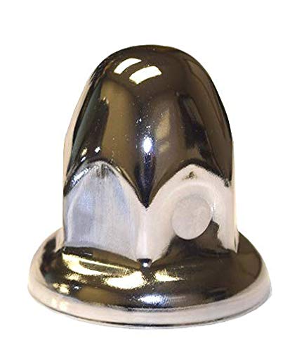 60 Chrome Lug Écrou couvertures avec embase pour 33 mm cosses, camions remorques Cover