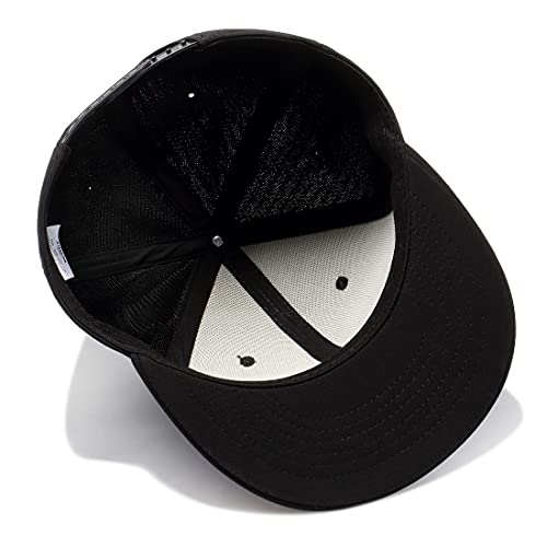 Image of Quanhaigou Snapback Hat for Men Women,Hip Hop Style Colorful Flat Bill Hats Teens Adjustable Baseball Cap
