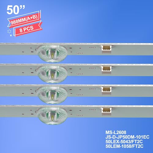 Kit de tiras de LED para televisión 50lem-1058/ft2c repuesto de panel 50 pulgadas 6