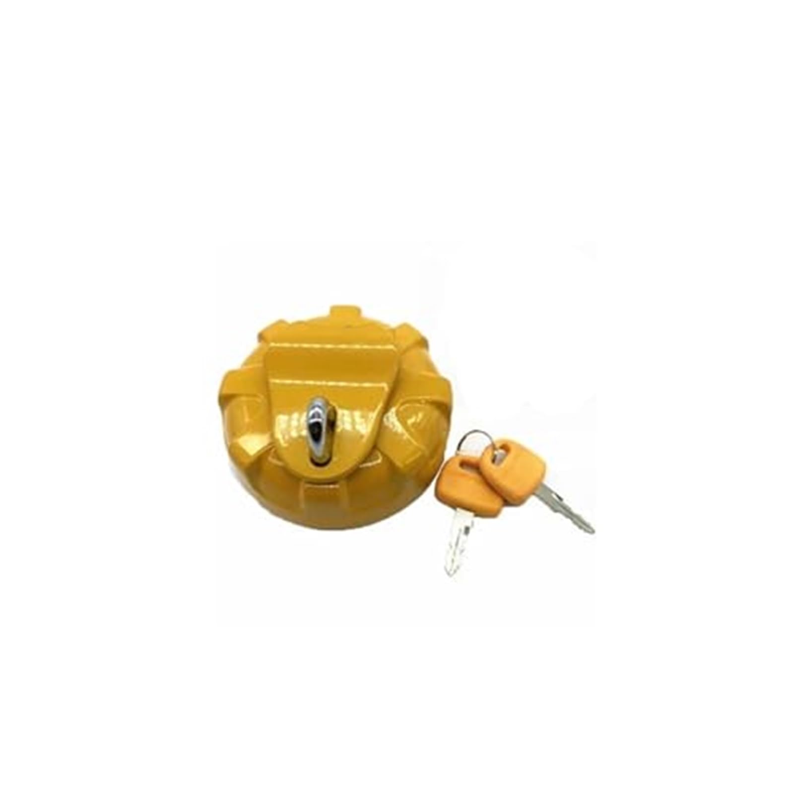 Compatible con excavadoras SANY SY SY55 65 75 135 215 235-8-9, tapa del tanque de combustible y aceite, tapa de llave, piezas de excavadora (amarillas) Tapa del tanque de combustible de la exc