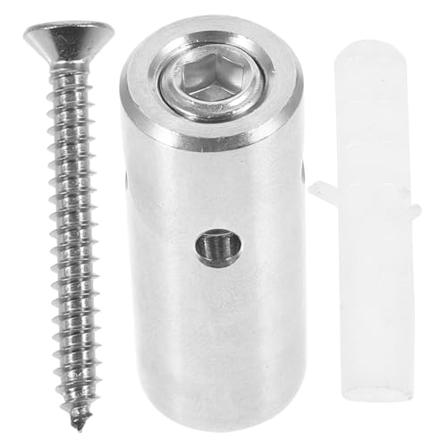 BCOATH Stainless Steel Cross Wire Rope Clip Bolt Cord Ends Clamps for Plant Accessories Green Wall Climbing Accessory Easy to Install