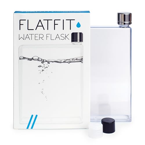 OutdoorHero FLATFIT Water Flask - Leak-Proof Slim Water Bottle - Large Capacity, Flat Design Fits In Purses & Backpacks - BPA Free Travel Bottle - 25oz.