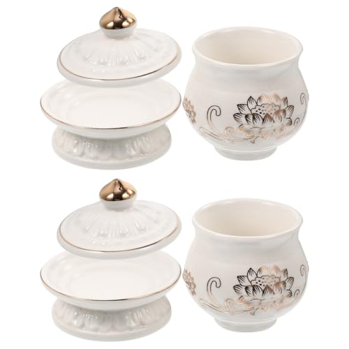 HAWILLOSCH ���퐻�@�`���������J�b�v �����̋����e�� �@�̉ԃ����[�t���� ���d�p��q�J�b�v ������ƒ�̋V�� �Ւd�����p 2�Z�b�g