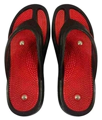 Image of Acupressure Magnetic Therapy Sandals|Foot Relaxer| Foot Massager Slipper| Rotating Acupressure Foot Slippers For Men&Women Chappals Acupressure Yoga Slippers With Magnetic Therapy (10)
