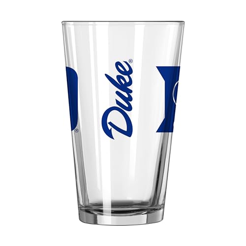 Image of Logo Brands NCAA 16 oz Pint Glass - Durable Glass With Bold Team Color- Chip-Resistant Rim Drinkware For Fans, Tailgates, Home Bars & Everyday Use