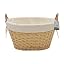 Oval Laundry Willow Basket