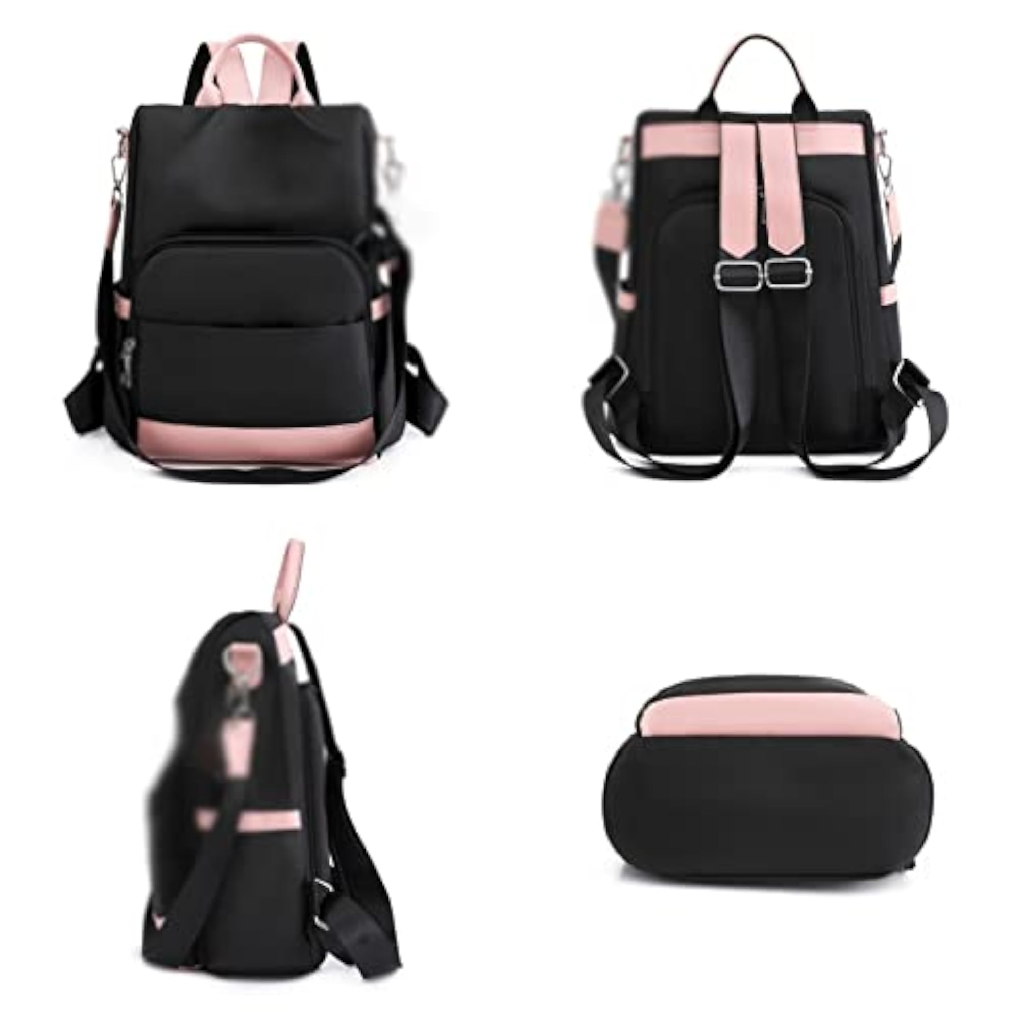 Women's Versatile Waterproof Backpack, Casual Schoolbag