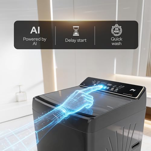 Image of Godrej 7.5 Kg Fully Automatic Top Load Washing Machine with In-built Heater, Germ Shield Technology, Stainless Steel Drum & 5 Years Warranty (WTEON VAL 75 5.0 FDAG C MTBK)
