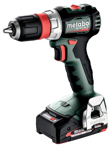 metabo Akku-Bohrschrauber BS 18 L BL Q - 18 V, 65 Nm Drehmoment - Brushless Motor, LED-Licht, Schnellwechselsystem, kompakt und leicht - Inkl. 2 x LiPOWER Akkupack 2.0 Ah, Ladegerät und metaBOX metabo Akku-Bohrschrauber BS 18 L BL Q - 18 V, 65 Nm Drehmoment - Brushless Motor, LED-Licht, Schnellwechselsystem, kompakt und leicht - Inkl. 2 x LiPOWER Akkupack 2.0 Ah, Ladegerät und metaBOX