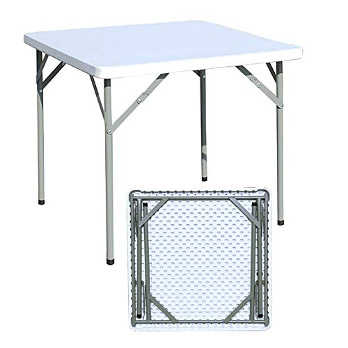 MQ Houseware Square Folding Table for Picnic BBQ Card Game Dining Coffee...