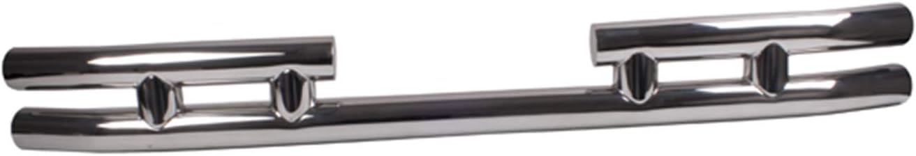 Rugged Ridge Dual Tube Bumper, Rear | Mid-Width, Stainless Steel | 11573.03 | Fits 1987-2006 Jeep Wrangler YJ/TJ