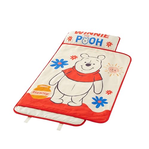 Tapis de sieste Winnie l'ourson lit de voyage enfant sac de couchage matelassé intégré