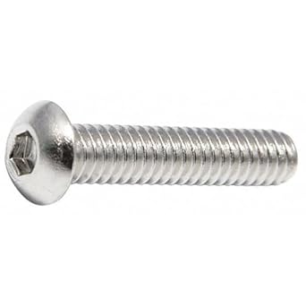 FBBHSCAPS5161834P25 Button Socket Head Cap Screw, 5/16"-18 X 3/4" Long, 18-8 Stainless Steel, Finish FL-19, PK 25