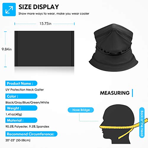 Astroai Neck Gaiter Face Mask Adjustable Bandana Breathable Balaclava Uv Protection Face Scarf Cover For Men Women Ideal For Yoga Hiking Cycling Motorcycle Running Musical Festival #TOP5