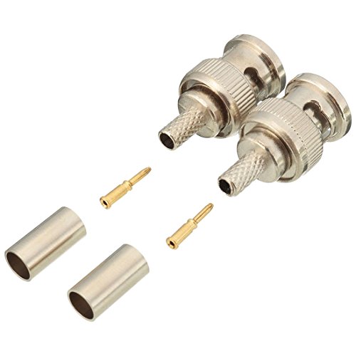 Conector BNC Macho BW Sin Pérdida de Señal para Vídeo Analógico 7