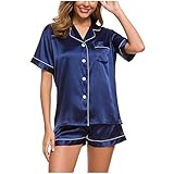 □ Ocasión □ Tee y Shorts Pajama Set ofrece un ajuste relajado, informal lindo, perfecto para descansar alrededor de la casa, incluso cuando los invitados están presentes.Y el cómodo Set de Pajama lo mantendrá de estrés diario y le proporcionará una noche suave y cómoda