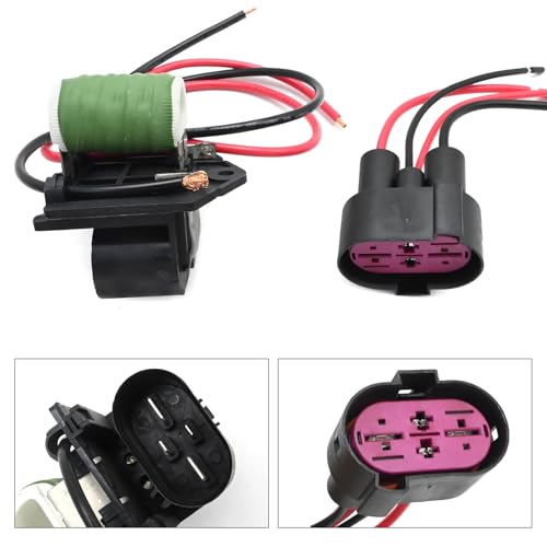 Image of Hoypeyfiy 13427160 Fan Blower Motor Resistor with Plugs Connector, Replacement for Chevrolet Cruze 1.4L 1.8L 2.0L, Replacement for Buick Verano 2.4L, Replaces 13427161, 13360890, 13289627