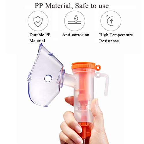 Tangxia Traditional Jet Nebulizer, Home Nebulizer Machine Personal Steam Atomizer for Kids and Elderly, Portable Compressor Nebulizer with 1 Set Accessories