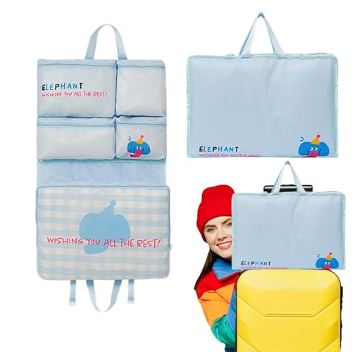 Trousse Organisatrice Pour Sous-Vêtements De Voyage - Sac De Rangement Pour Soutiens-Gorge Et Sous-Vêtements | Valise Pliante avec Poignée pour Étudiantes,...