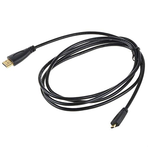 Câble Micro Hdmi vers Hdmi - 1m 1080P Micro HDMI vers HDMI Câble Adaptateur pour téléphone Tablette caméra TV - Noir Cover