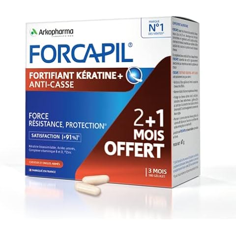 Fortifiant kératine programme 3 mois 180 gélules Cover