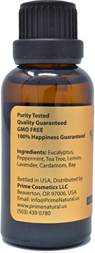 Breathe Essential Oil Blend 30ml / 1oz - Natural Pure & Undiluted Best for Aromatherapy & Scents - Sinus Relief, Congestion Relief, Cold, Cough, Headache & Respiratory Problems