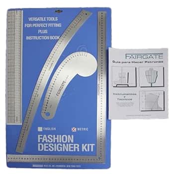 Amazon.com: Fairgate Fashion Designer Metric Rule Kit in Cm (15-202 ...