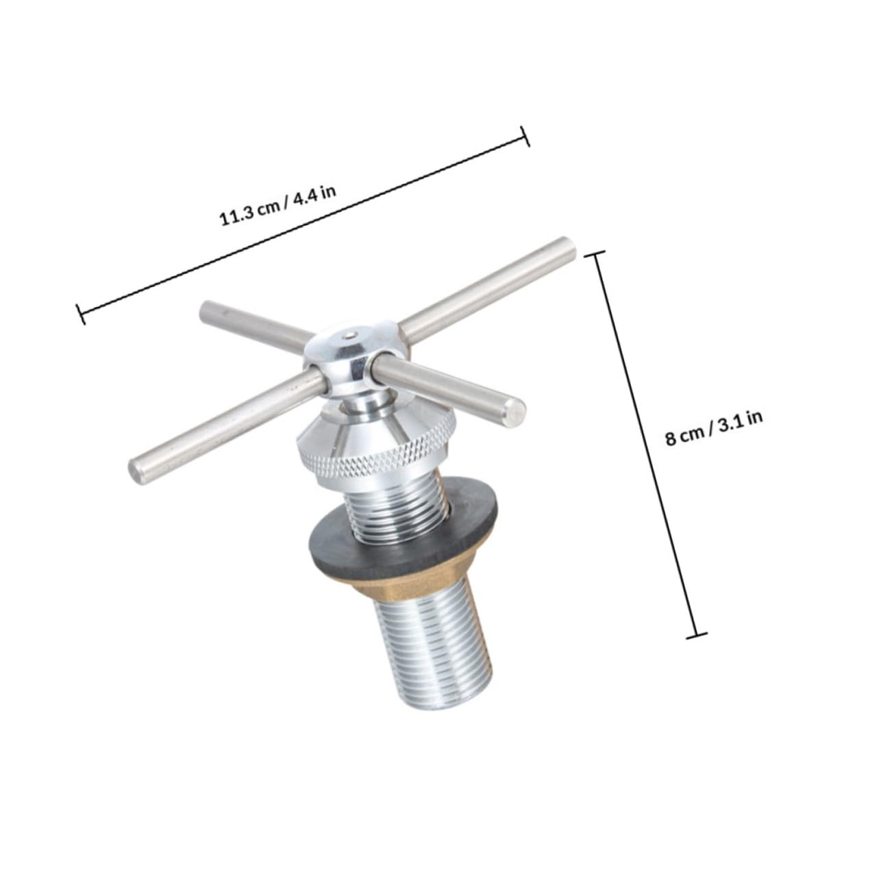 OUNONA Lavabicchieri Acciaio Inossidabile Testa Sciacquatrice Automatica per Bar e Casa Facile Installazione Design Resistente e Pratico per Tazze e Bicchieri