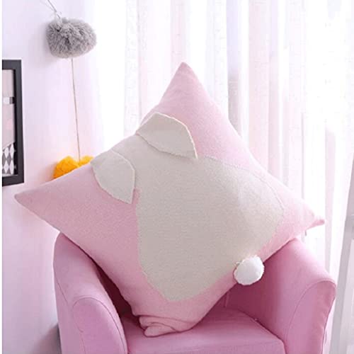 Taie d'oreiller créative coton lapin pour oreiller de lit souple - 2