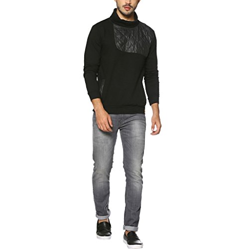 Image of Campus Sutra Men' Regular Fit Sweatshirt with Hoodie for Winter Wear | Full Sleeve |Cotton Sweatshirt | Casual Sweatshirt for Men | Western Stylish Sweatshirt for Men