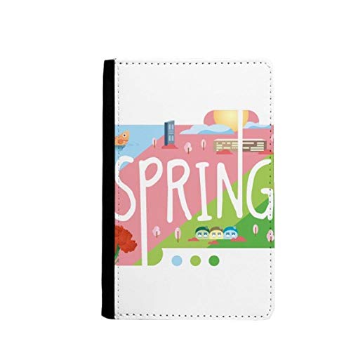 Porte-passeport avec illustration de printemps, l'étui portefeuille idéal à offrir