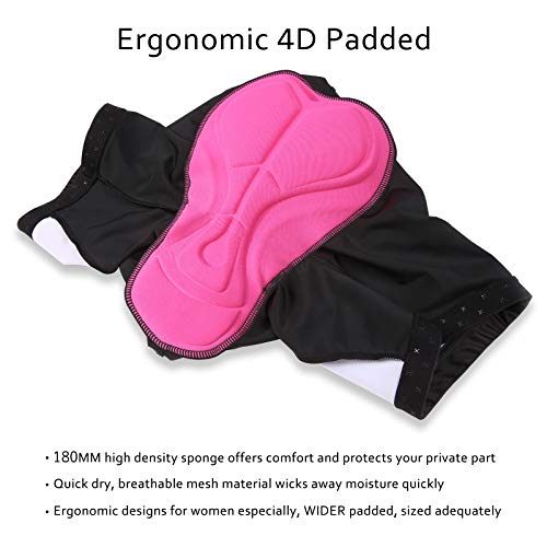 NOOYME Cycling Shorts for Women 4D Padded Cycle Shorts Women Quick Dry Bike Shorts Women Ladies Cycling Shorts… - Image 6