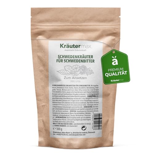 Schwedenkräuter Ansatz Ansatzmischung Zum Ansetzen von 2 Liter Schwedenbitter 1 x 100 g