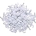 8 mm Redondo Clips de cable de uñas de acero, blanco (Pack de 100)