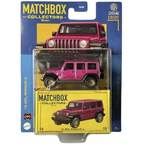 Matchbox Collectors '18 Jeep Wrangler JL, Purple, 1:64 Scale Diecast, 19/20