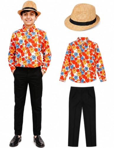Image of BookMyCostume Goa Boy With Hat Indian State Kids Fancy Dress Costume for Boys and Men 10-12 years