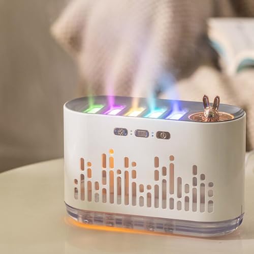 Difusor aromático eléctrico con luz RGB y tanque 700ml miniatura 4
