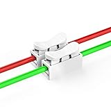 Einfach zu installieren - Schnelle Draht Anschluss Bedienung ohne Bohren Schraube Löcher beschleunigt Verkabelung Prozess, ganz bequem. Softkabel durch Einstecken (komplett), festes Kabel einfach einführen (komplett). Auf der Oberfläche befindet sich eine deutliche Markierung. Das L-Ende verbindet die stromführende Leitung, das N-Ende verbindet die neutrale Leitung. Nach der Installation, wenn großer Zug wird, binden und binden, bis kurz geschnitten werden.