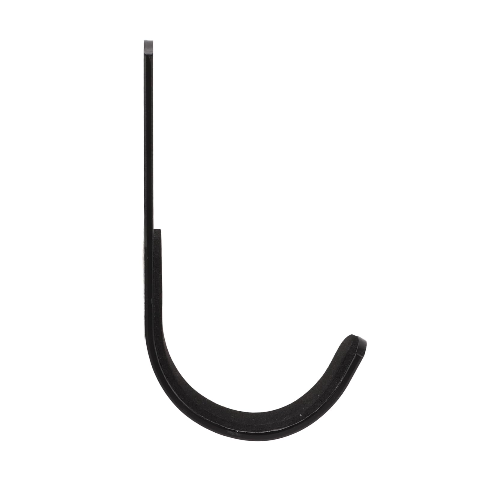 KIMISS Perchas de Montaje en la Pared, Colgadores de Estante Almacenamiento Acero Inoxidable 2 Piezas, Soportes Armas Pulidas Apagadas J Hook para Tiro con Caza Ry Black Ry