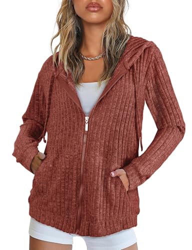 Flikity Plus Size Cardigans for Women, Ladies Tunic Tops, Lightweight Zipper Hoodies & Jackets, Work Clothes XXL