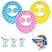 Chapeau Douche Bébé,3 PiècesDouche De Bébé Bonnet,bonnet de bain pour la tête de bébé Bonnet De Douche BébéRéglable Bonnet De Bain Bebe,Pour Le Bain de Bébé Et Le Lavage Des Cheveux