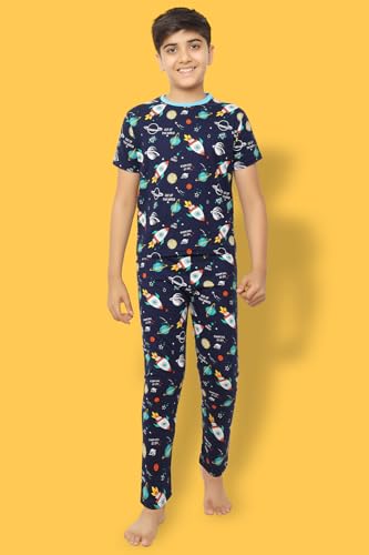 Image of Ninos Dreams Boys Cotton Coord Set /Boys Night Suit /Boys Loungewear /Boys Night Dress
