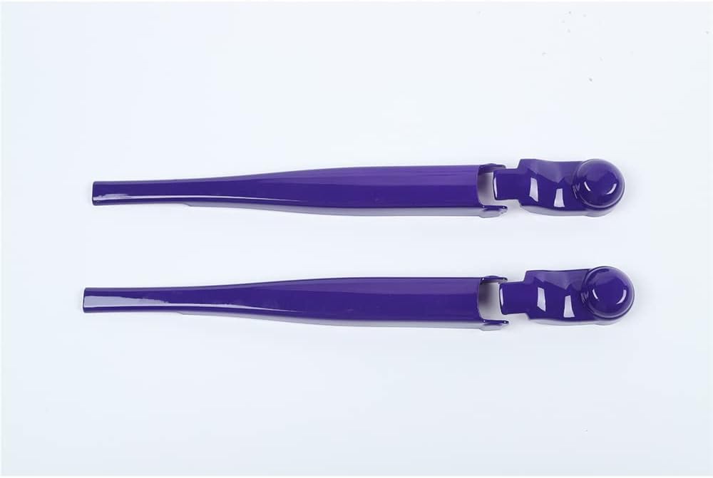 Fit for Jeep Wrangler JL JT Gladiator 2018-2022 ABS Front Window Windshield Wiper Blade Trim Decorative Cover Exterior Car Accessories (Purple)